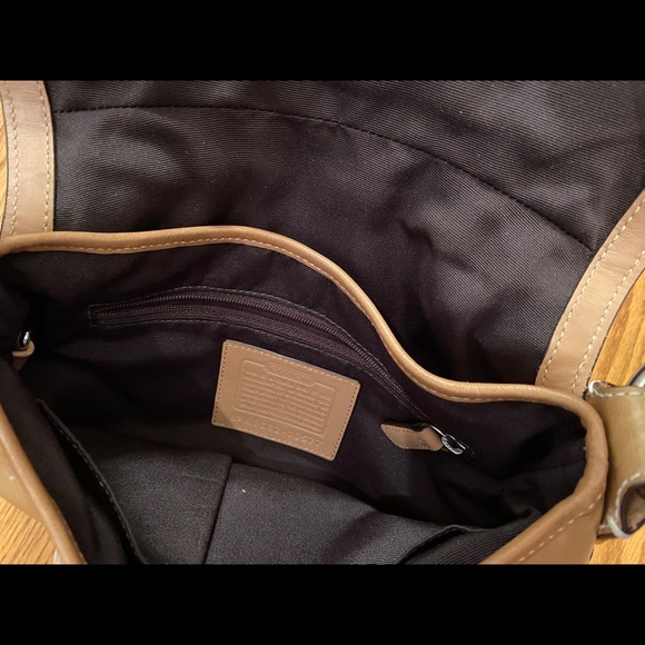 Coach Small Purse, Tan - Picture 3 of 3